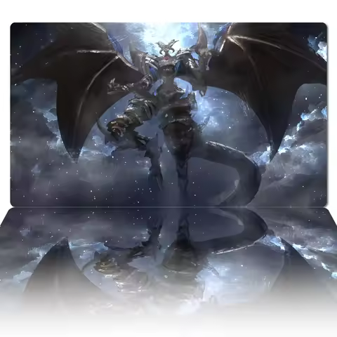YuGiOh The Bystial Lubellion Mat TCG CCG Playmat Board Game Duel Mat Trading Card Game Mat Rubber Mo