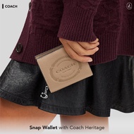 Coach Snap Wallet with Coach Heritage