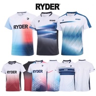 Rider T-Shirt Badminton Short-Sleeved Top Mens Womens Black Navy White 2025R-1 3 4 5 6 7 8 9