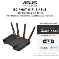 Asus TUF Gaming AX4200 wifi 6 Transmitter | 4200Mbps | 4 Antennas | Wifi Mesh | < 80 Users | 2.5Gbps