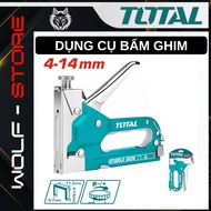 THT Stapler311425 TOTAL Adjustable Force, Pin 0.7mm, Head 11.3mm, Length 4-14mm