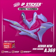 NEW AEROX STRIPING TRANSPARENT UV CLEAR STICKER AEROX NEW CODE 369