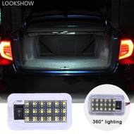 LOOKSHOW 1PC Car LED License Plate Lights Number Plate Lamp Trunk Light Light Replacement 12V Light 