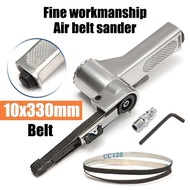 [feiji] 3/8" Air Belt Sander Air Angle Grinder Angle Grinding Machine with Sanding Belts for Air Com