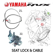 YAMAHA SEAT LOCK &amp; CABLE / GETAH BAWAH SEAT FOR NVX 155 / Aerox 155 - B65-F478E-01 &amp; B65-F4780-00