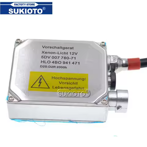 SUKIOTO OEM HLO 5DV 007 760-71 4B0 941 471 Ballast New D2S D2R Xenon Headlight Ballast 4B0941471 For
