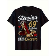 High Heels Walk into My 69th Birthday 69 and Beautiful T-Shirt -