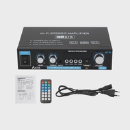 Amply Gia Đình 2 Kênh Bluetooth 5.0 Mini Hifi Stereo Kỹ Thuật Số Với FM USB SD Mic AK45 AK35 Hỗ Trợ
