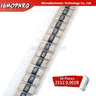 50PCS 2512 SMD Resistor 5% alloy resistor 0.001R 0.001 ohm 1mR R001 2W new original