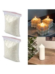200g/500g 天然大豆蠟顆粒香氛蠟燭原料 100% 無添加劑 Diy 蠟燭製作用品蠟燭原料