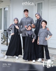 Sarimbit Keluarga Muslim Ethica Elfa 301 Black Caviar