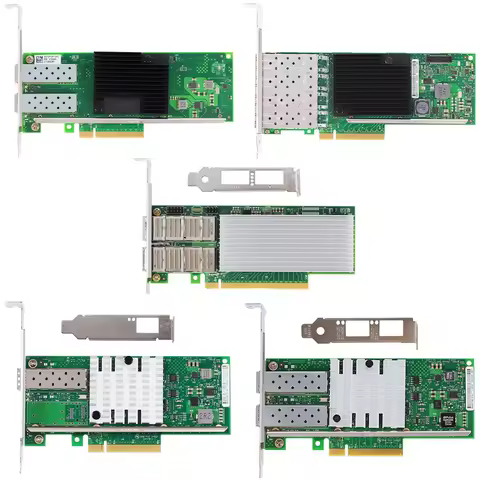 Server Network Card 10G 100G Dual Port Quad Port Single Port SFP+ QSFP28 PCIe 3.0 4.0 X8 X16 10GBASE