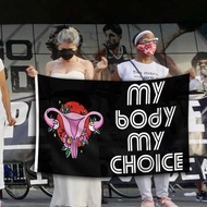 Supply my choice American Female Abortion Flag