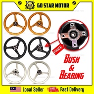 YAMAHA Y125 Y125Z Y125ZR 125Z 125ZR LC135 5S  303 SPORT RIM 3 LEG 3 BATANG WITH BEARING BUSH SET 1.4x17 1.6x17 ENKEI