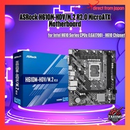 ASRock H610M-HDV/M.2 R2.0 MicroATX Motherboard for Intel H610 Series CPUs (LGA1700) - H610 Chipset