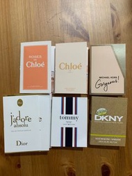 Rose of chloe; dior香水 DKNY; Michael kors; tommy hiltiger