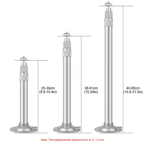 Projector Bracket 40cm 60cm 80cm Alloy LCD DLP Mini Projector Hanger Ceiling Mount Metal Flex Holder