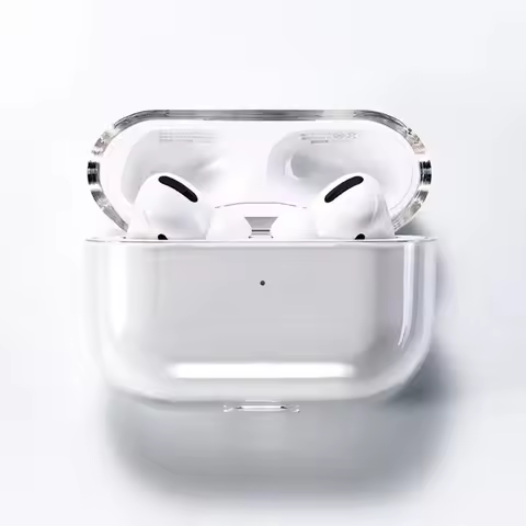 Clear Acrylic Headset Case For Airpods Pro 2 1 Transparent PC Headphone Protective Case For Apple Ai
