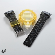 (Vcustom) GA700 CUSTOM PRINTING " WOLVERINE " BAND AND BEZEL WATCH STRAPS