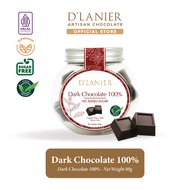 DLanier Dark Chocolate 100% Sugar Free - 80gr