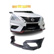 Ready Stock Nissan Almera 2015 Pu Nismo Front Skirt Bodykit Almera Skirt Depan Front Lip Pu Material