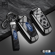 FANTUDZ Zinc Alloy Car Remote Key Case For Ford Ranger Sprot 2023 Ranger Raptor 150/ Everest/Fx4 Max