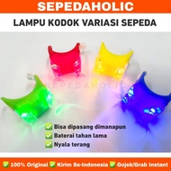 Lampu Sepeda Variasi Kodok Kelap Kelip