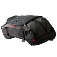 50L Pro Cargobag สายพานด้านหลังกระเป๋าถือเดินทางกระเป๋าสะพายหลังที่ติดกระเป๋ามอเตอร์ไซค์แบบผูกลงที่น