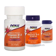 ️Now Vitamin D-3 2000 / 5000 / 10000 IU ( 120 Softgels )