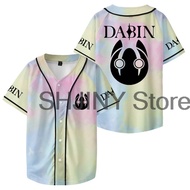 SHJINY DJ Dabin Merch Jersey Baseball Jacket Shirts Short Sleeve Tee Women Men Streetwear Tops Hip H
