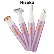Hisoka 剃毛刀 私處 shaver for women electric shaver 4 in 1 Rechargeable Women Shaver lady shaver