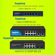 POE Switch 802.3af/at Hasivo S1200P-8G-2S 150W / S1200P-8G-2G 150W + S600P-4G-1G-AI / 80W, POE AT St