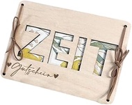 CJ&M Voucher time, time giving, gift idea, gift idea, shared time, voucher wood