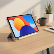 Xiaomi Pad 7 Case with Pen Tray for Redmi Pad SE 8.7inch Transparent Foldable Cover  Sarung Xiaomi P