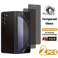 2 Pcs Privacy Tempered Glass Compatible With Samsung Galaxy Z Fold 7 6 5 4 3 Anti-Spy Screen Protect