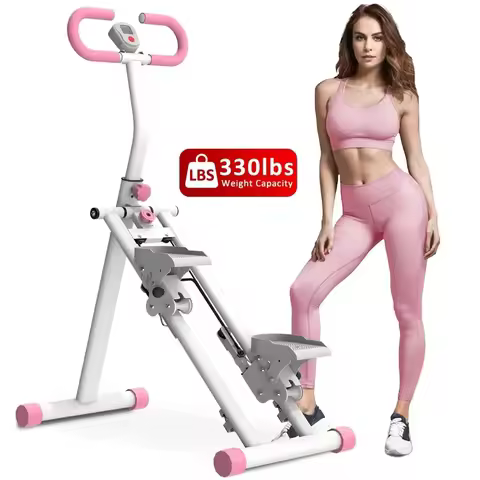 Stair Stepper Climber Machine With Handlebar Upgrade Vertical Climber Workout Machine For FullBody E