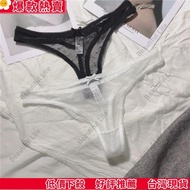 [Taiwan Shipment] Oversized Thong T-Pants Fat Panties 90kg Black Briefs Cotton File Seamless Lace Lo