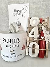 Dinala 40th Birthday Women - Funny Gifts for Women - Toilet Paper with Saying - Birthday Card - Birt