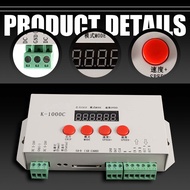 K-1000C Controller K1000C WS2812B WS2811 APA102 T1000S WS2813 LED 2048 Pixel Program Controller DC5-