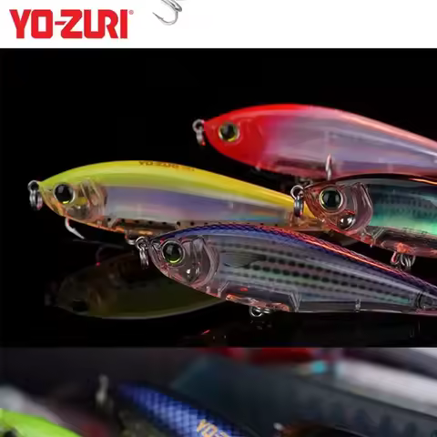 R1207 8.5g 17g YO-ZURI 3D Prism Freshwater Slow Sinking Luya Bait Perch Flipped Mouth Lure