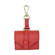 客製化禮物 AirPods Pro/AirPods 3 皮革耳機保護套 - 紅色