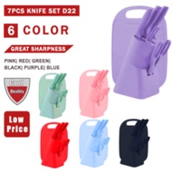 7pcs knive set Colour