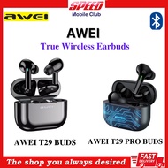 AWEI T29 TWS Earbuds Bluetooth 5.0 Ergonomic Design ENC Environmental Noise Cancellation | AWEI T29 PRO TWS