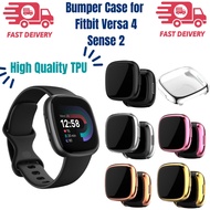 Fitbit Versa 4 | Versa Sense 2 TPU Protective Cover Bumper Protector Case