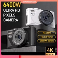 KiTBEEZ💡 75MP WiFi Digital Camera 180° Flip Screen 18X Zoom Selfile Beauty 4K Video Vlog Camera Trav