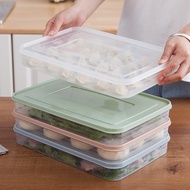 Dumpling Box Beku Ladu Isi Rumah Peti Sejuk Kotak Penyimpanan Segar Kotak Telur Ladu Boleh Berlipat Peti Sejuk Beku 大号 B