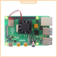 For Raspberry Pi 4 Model B Cooling Fan Cooler Kit for Raspberry Pi 4 Model B [Woodrow.sg]