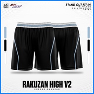 ♂ ◕ ℗ AXGG " Kuroko No Basket - Rakuzan Shorts " Anime Jersey Unisex Shorts