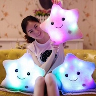 ✔ Unique Luminous Pillow Vivid Star Design LED Light Cushion Plush Pillow Toy