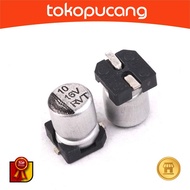 Elco SMD 10uF 16V 16v aluminum electronic 10 uF 16 V 16volt 16 volt